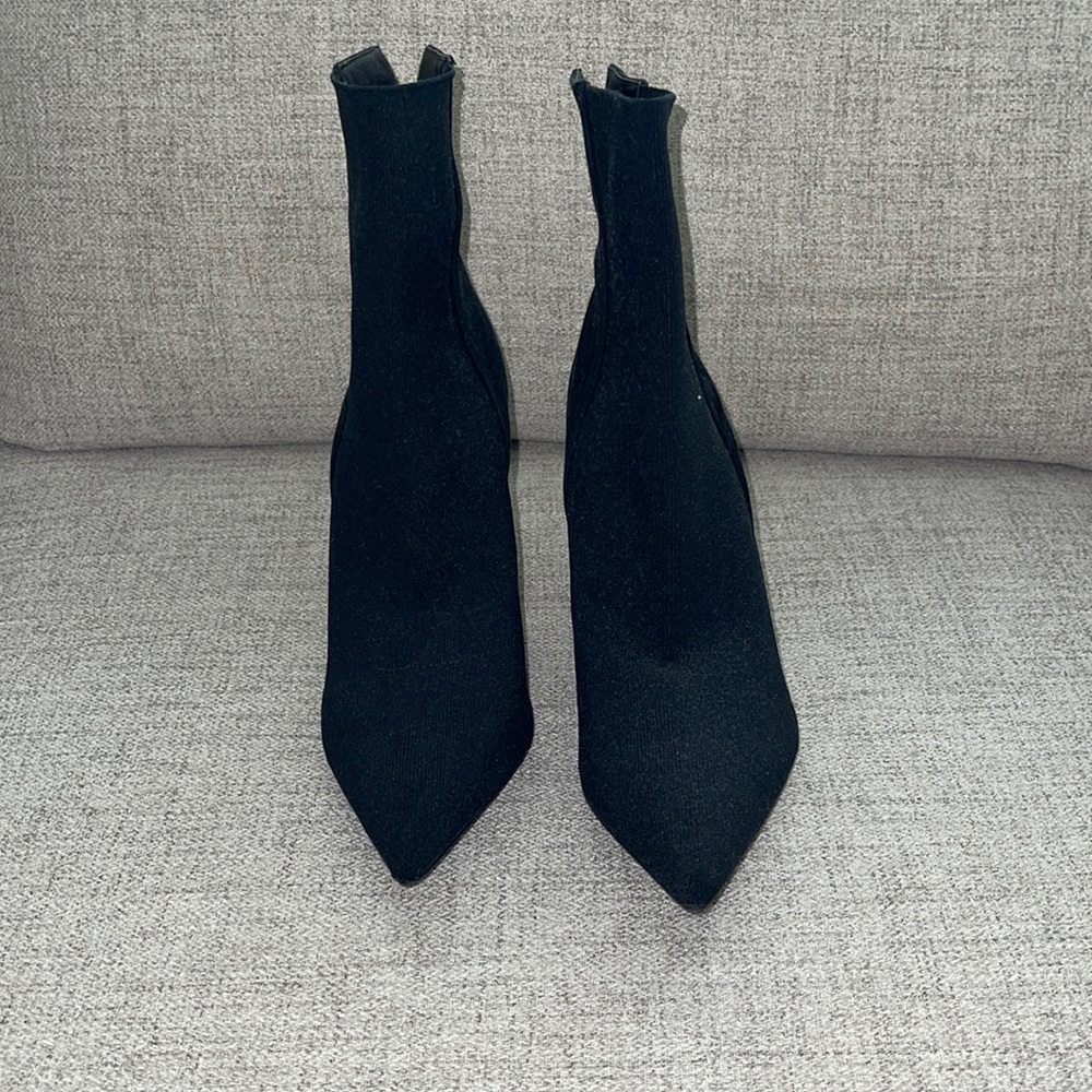 Aqua stilleto ankle boot